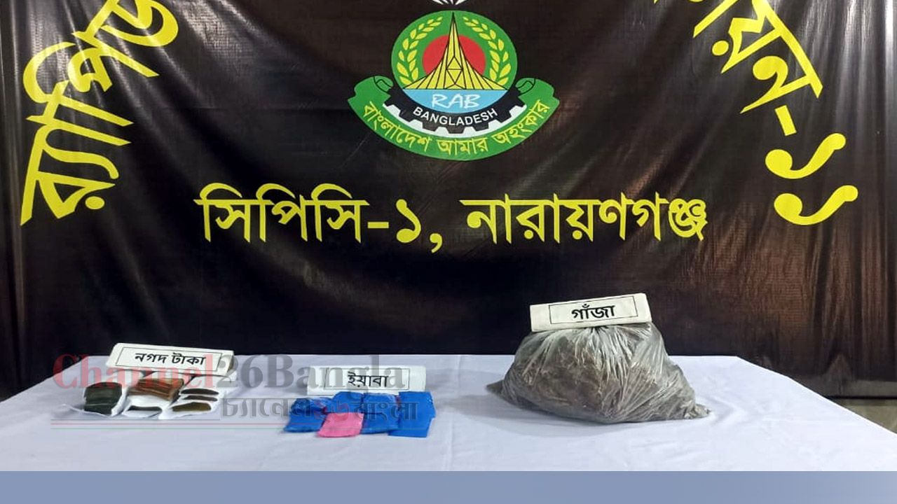 র&zwnj;্যাবের অভিযানে বিপুল পরিমান মাদকসহ চিহ্নিত কারবারি গ্রেপ্তার