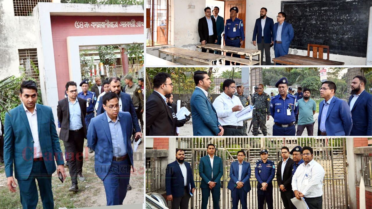 নারায়ণগঞ্জে নির্বাচনী কেন্দ্র পরিদর্শন: ডিসির প্রস্তুতিতে  সন্তোষ