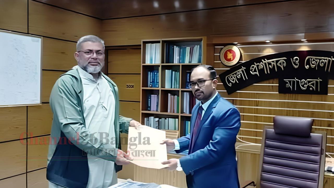মনোনয়ন ফরম সংগ্রহ শেষে মাগুরা-১ আসনের স্বতন্ত্র প্রার্থী আটক