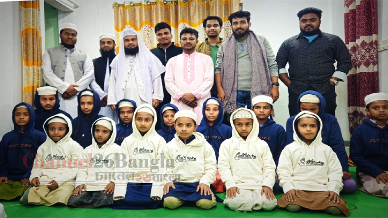 সোনারগাঁয়ে কুরআনের শিক্ষার্থীদের পাশে বিডব্লিউএবি, শীতবস্ত্র বিতরণ