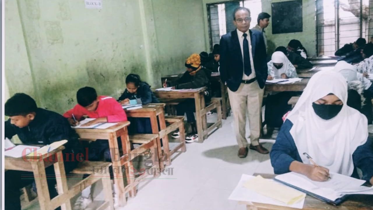শ্রীপুরে কিন্ডারগার্টেন অ্যাসোসিয়েশনের বৃত্তি পরীক্ষা শুরু