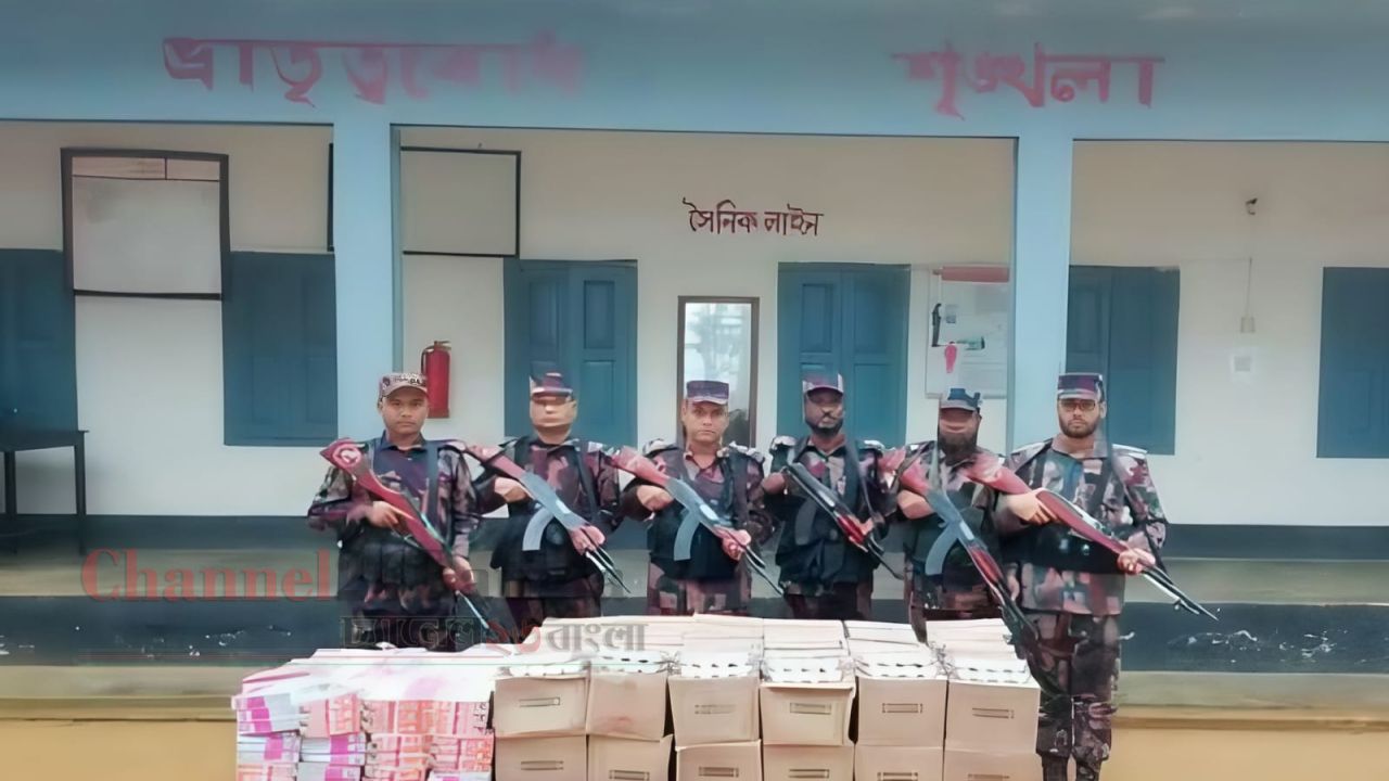 শেরপুর-ময়মনসিংহ সীমান্তে বিজিবির অভিযান: ১৪ লাখ টাকার মালামাল জব্দ