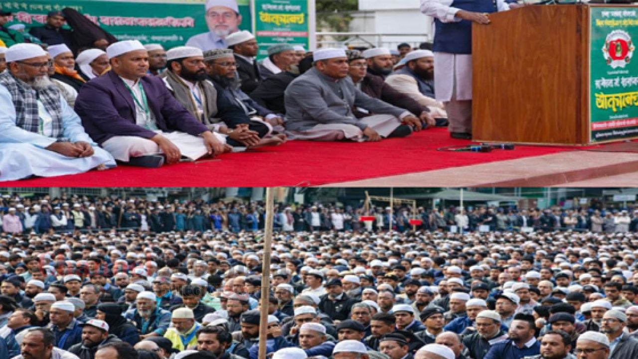 জয়পুরহাটে জামায়াতের বিশাল জনসভা: ইনসাফ কায়েমে ভোট চাইলেন অধ্যাপক মুজিবুর রহমান
