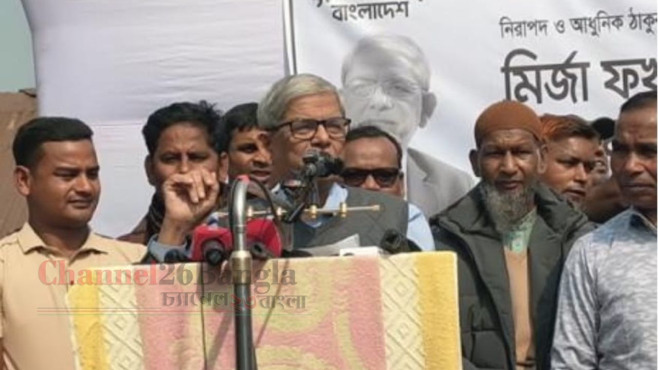 বিএনপি কাজে বিশ্বাসী, সমালোচনায় নয়: মির্জা ফখরুল