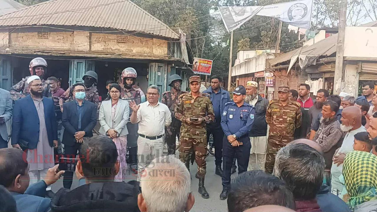 শ্রীপুরে নির্বাচন বিষয়ক সচেতনতামূলক মহড়া অনুষ্ঠিত