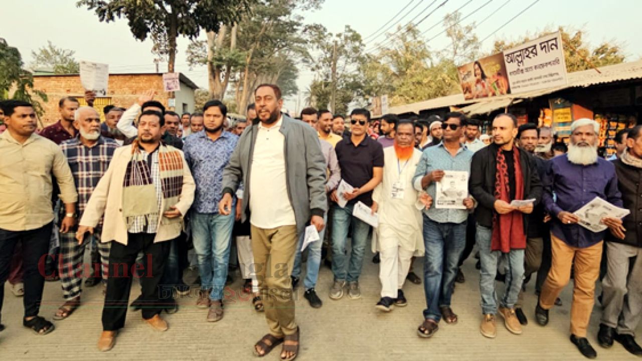 সিদ্ধিরগঞ্জে ৬নং ওয়ার্ডে মনির হোসেনের নেতৃত্বে ধানের শীষের গণজোয়ার