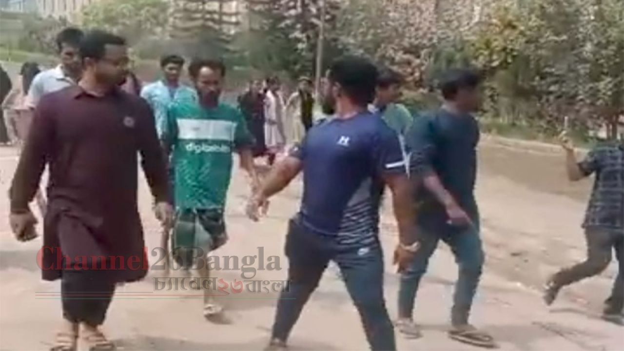 সোনারগাঁয়ে মানববন্ধন থেকে সিমেন্ট কোম্পানিতে হামলা