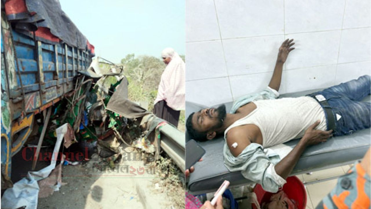 ঢাকা-মাওয়া মহাসড়কে ট্রাক-সিএনজি সংঘর্ষে যাত্রী নিহত: চালক আহত