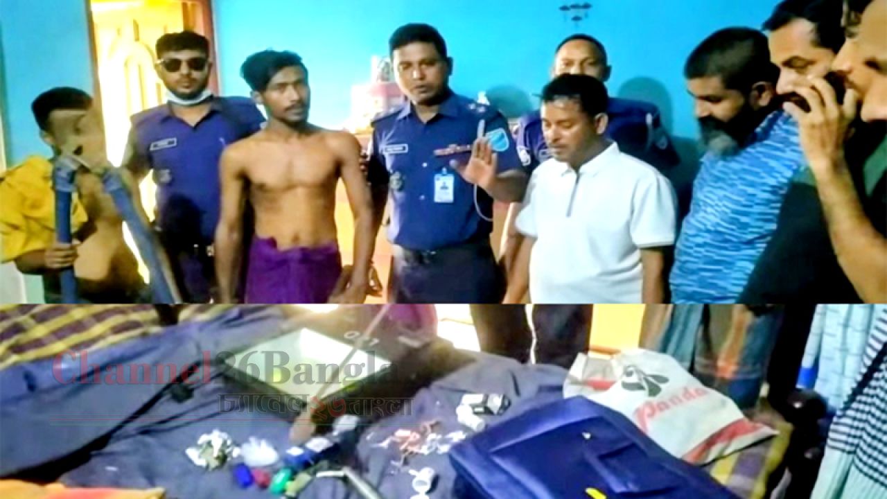 রূপগঞ্জে দেশীয় অস্ত্র ও মাদকসহ গ্রেপ্তার ৩
