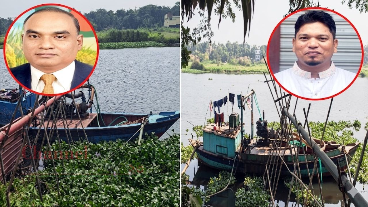 বন্দরে বিএনপি নেতার আশ্রয়ে যুবলীগ নেতার ড্রেজার ব্যবসা