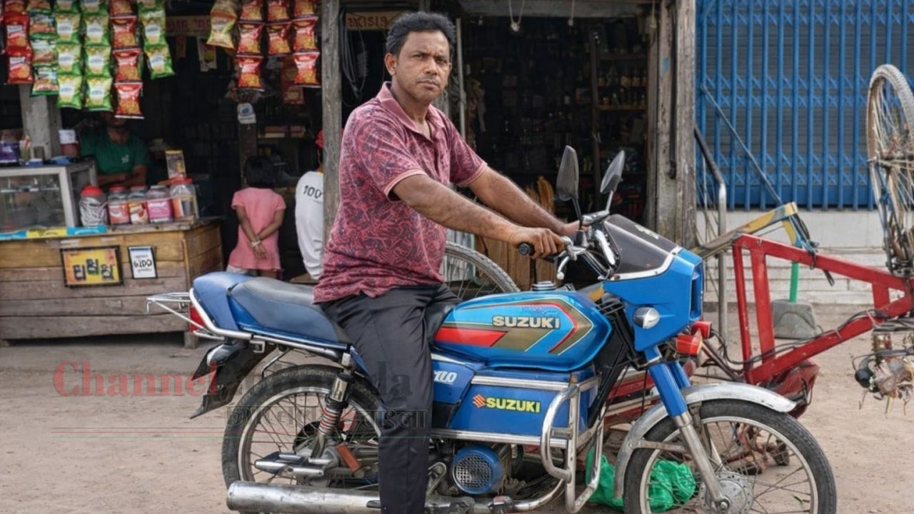 ৫ টাকায় ১২০ কিমি: ঠাকুরগাঁওয়ে রতনের জাদুর বাইক ঘিরে চাঞ্চল্য