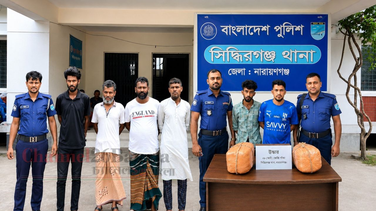 সিদ্ধিরগঞ্জে বিপুল মাদকসহ গ্রেফতার ৭