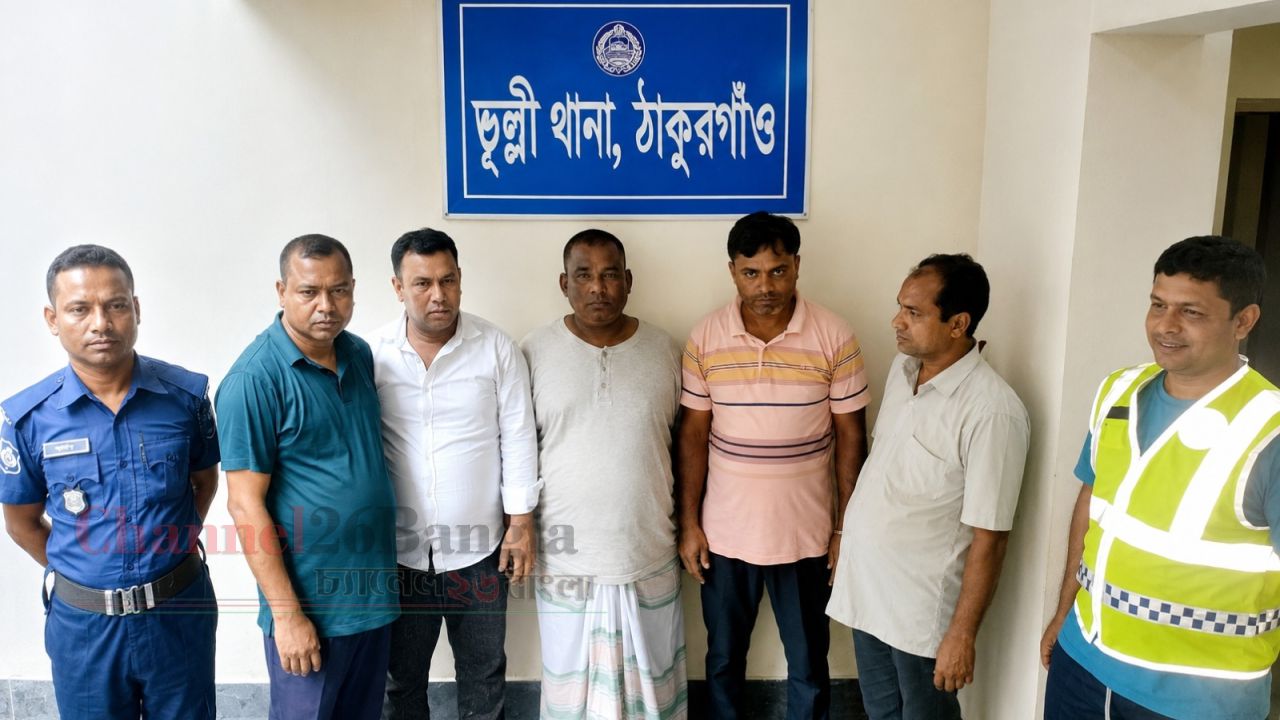 ঠাকুরগাঁওয়ে ডলার প্রতারণা চক্রের ৫ সদস্য গ্রেপ্তার