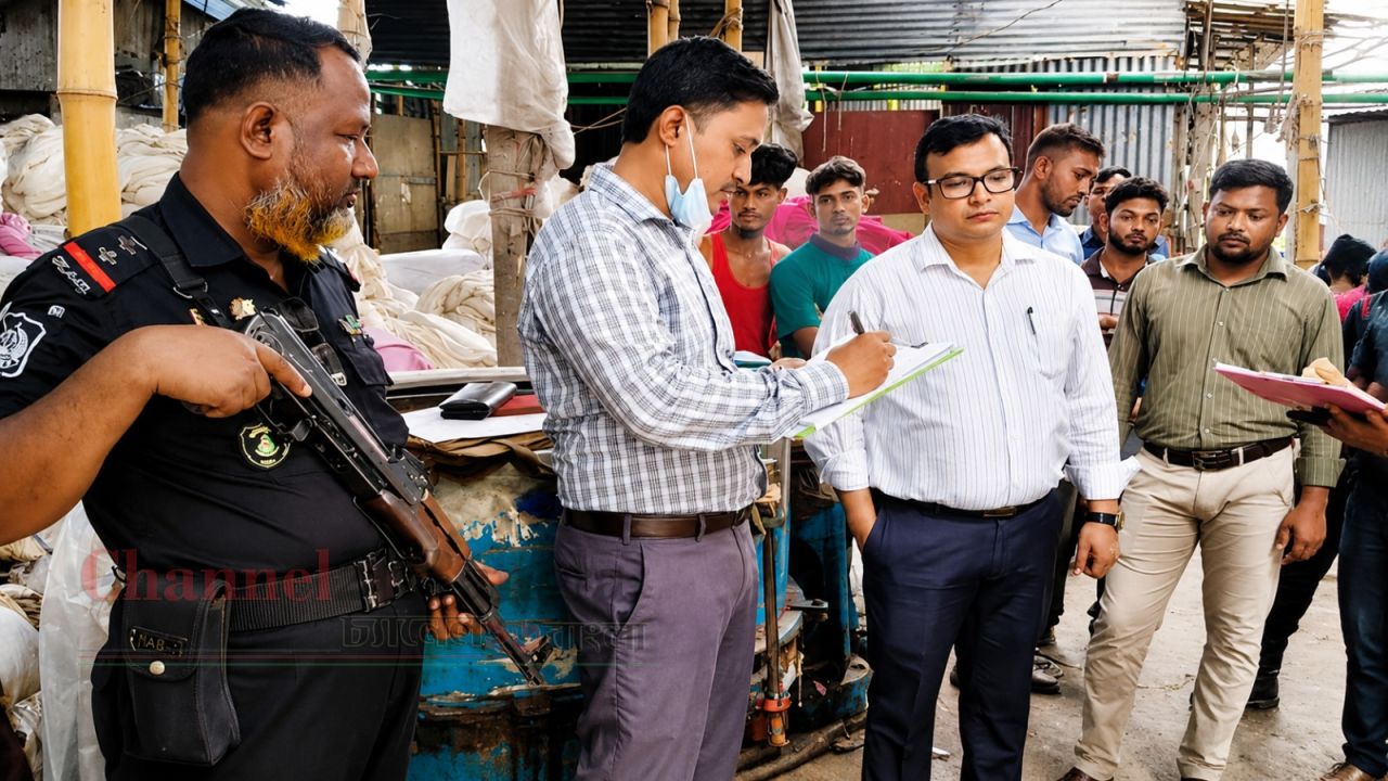ডিএনডি খাল দূষণ: ফতুল্লায় ডাইং কারখানাকে জরিমানা