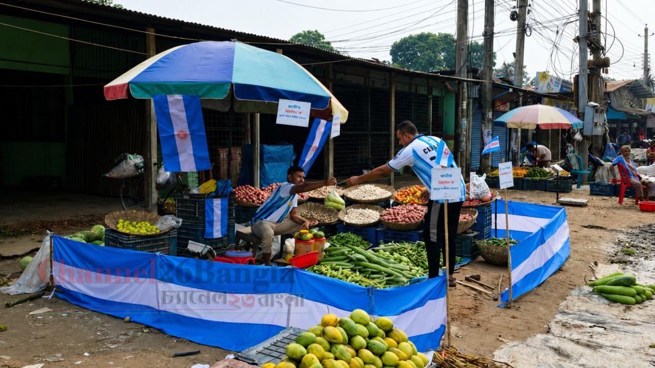 আর্জেন্টিনার সমর্থনে দোকানের নাম বদল: জার্সি পরলেই বিশেষ ছাড়