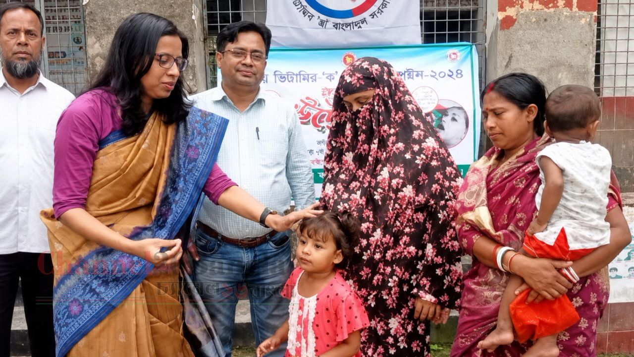 পাঁচবিবিতে জাতীয় ভিটামিন এ ক্যাম্পেইন শুরু, ৩৬ হাজার শিশু পাবে সেবা
