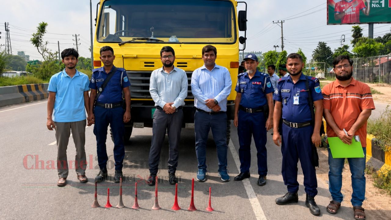 অতিরিক্ত হর্ন বাজানোর দায়ে জরিমানা, জব্দ ৪ হর্ন