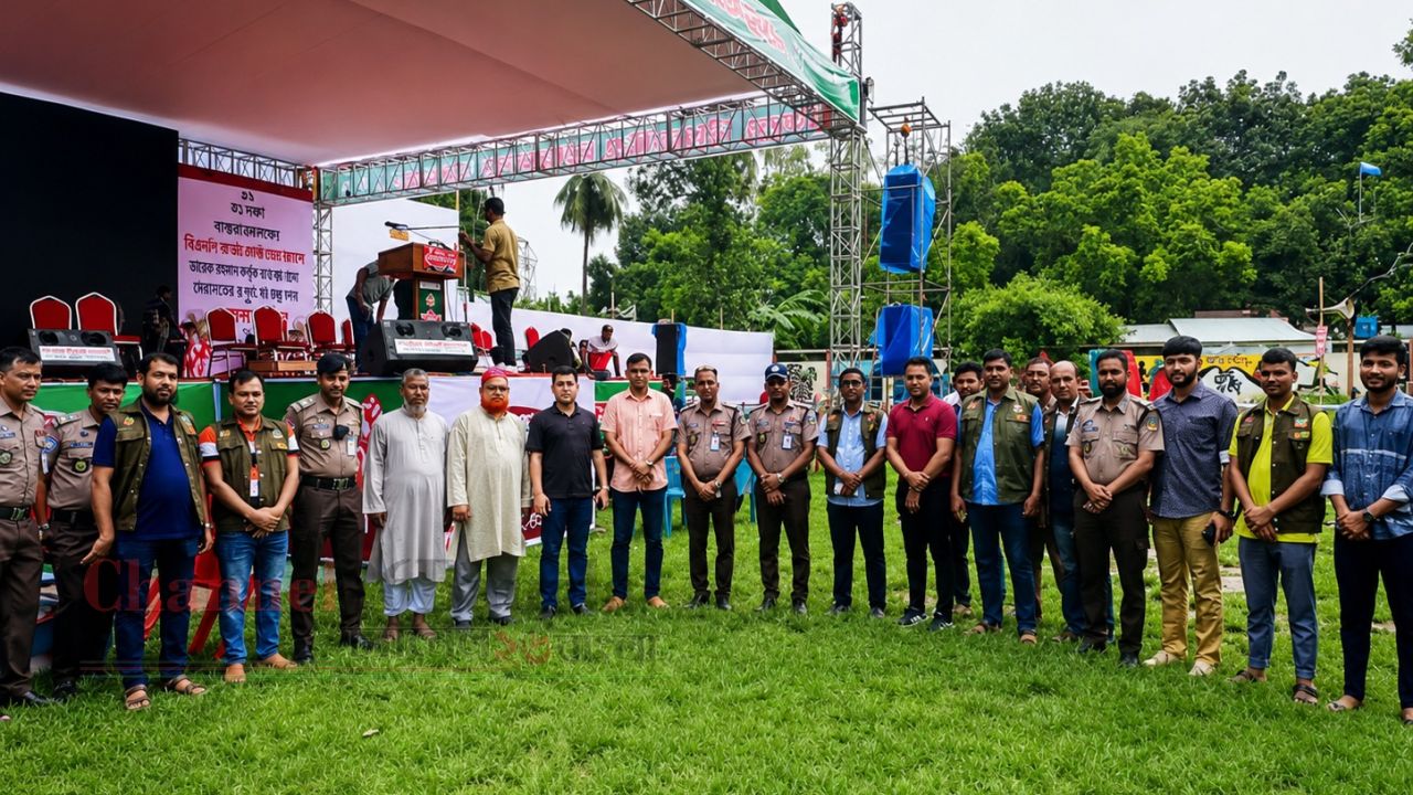 ১১ দলীয় জোটের মহাসমাবেশ: আরপিএমপি কমিশনারের নিরাপত্তা প্রস্তুতি পরিদর্শন