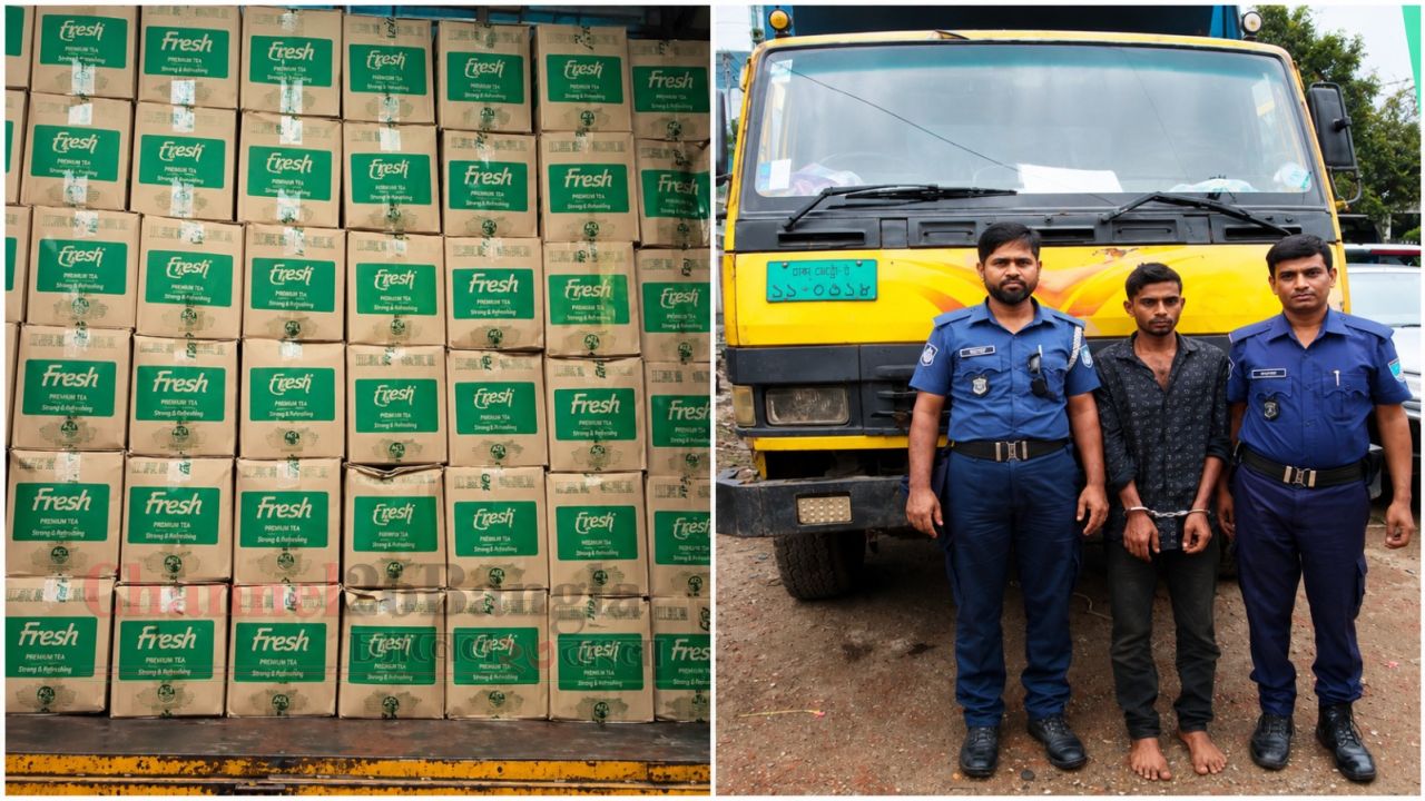 সোনারগাঁয়ে ফ্রেশের ২৫ লাখ টাকার সয়াবিন তেল উদ্ধার চালক গ্রেপ্তার