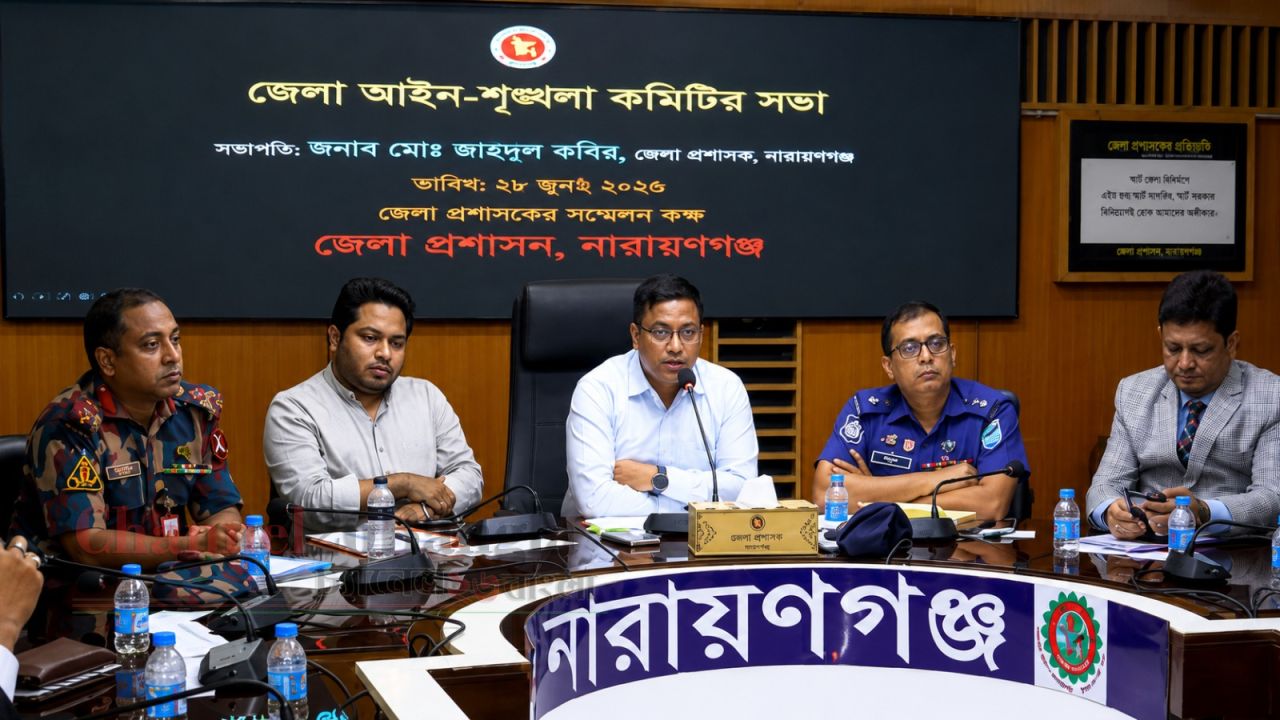 জননিরাপত্তা নিশ্চিতে যৌথ অভিযানের আহ্বান নারায়ণগঞ্জের ডিসির