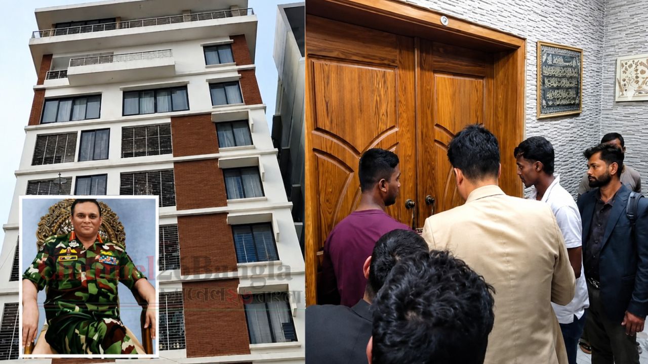 রূপগঞ্জে সাবেক সেনা কর্মকর্তা জিয়াউল আহসানের বাড়িতে দুদকের অভিযান