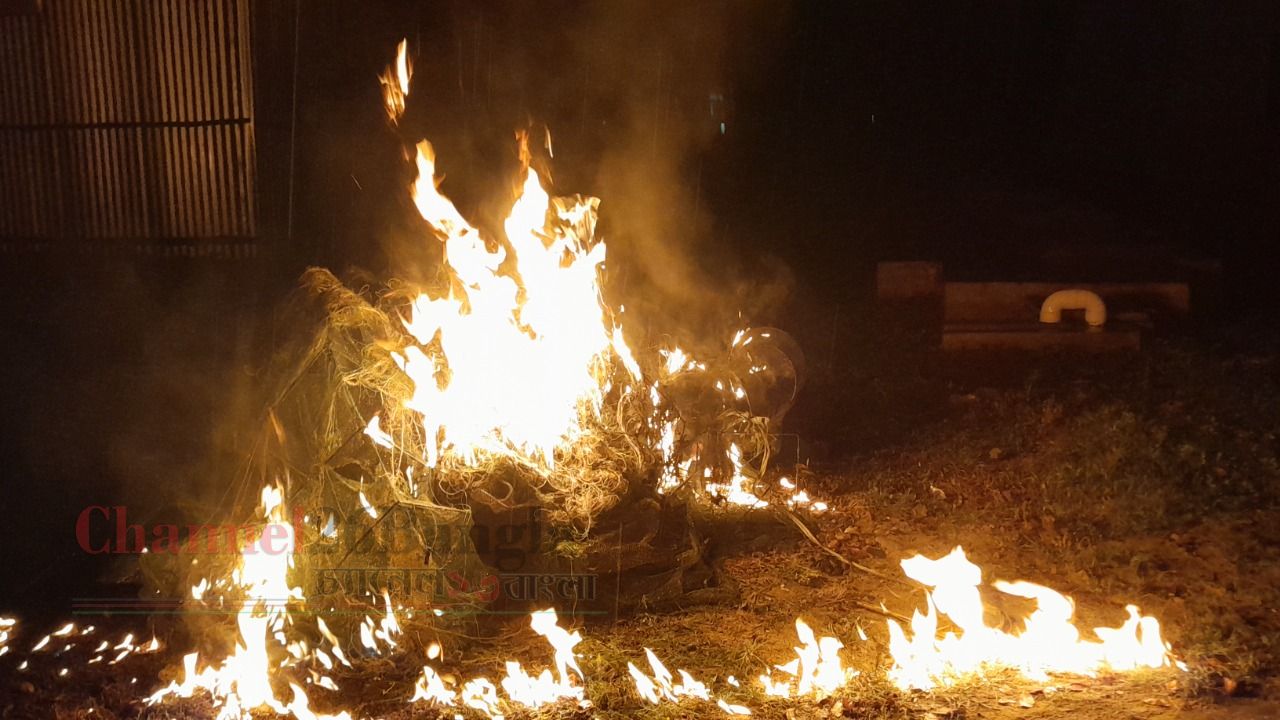 বকশীগঞ্জে অভিযানে জব্দ ১৬টি রিংজাল ও ২ হাজার ৫০০ মিটার কারেন্ট জাল