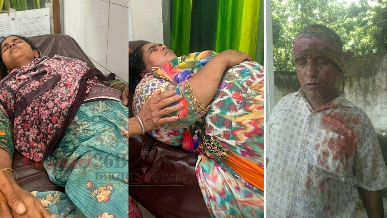 আড়াইহাজারে কৃষক দল নেতার বাড়িতে বিএনপির নেতার হামলা আহত ৫
